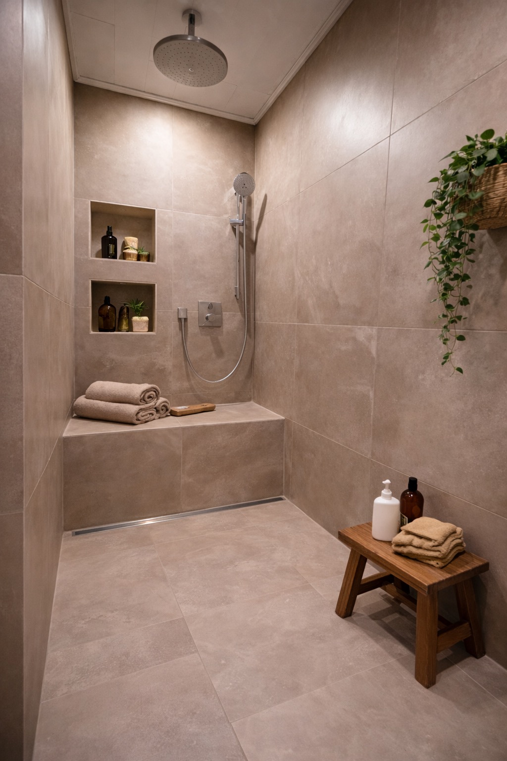 Dusche im Erdgeschoss