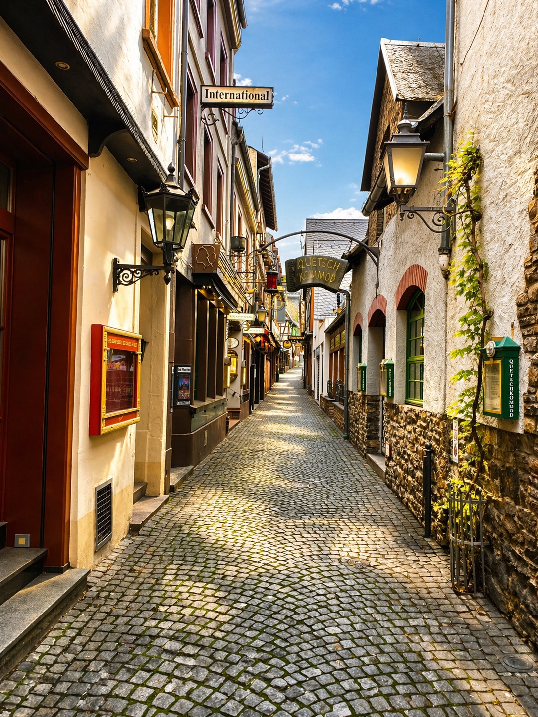 Drosselgasse im Ort